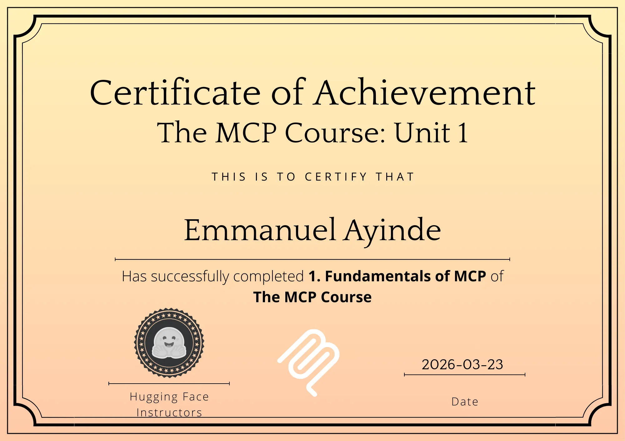 Fundamentals of MCP certification